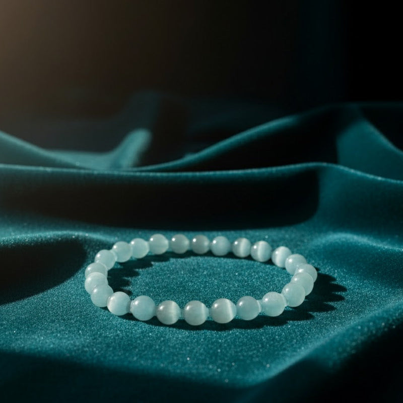 Blue Cat Eye Bracelet