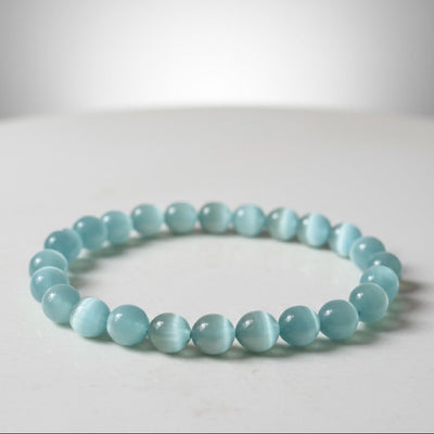 Blue Cat Eye Bracelet